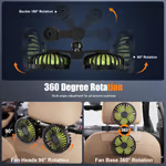 USB Car Cooling Fans for Backseat