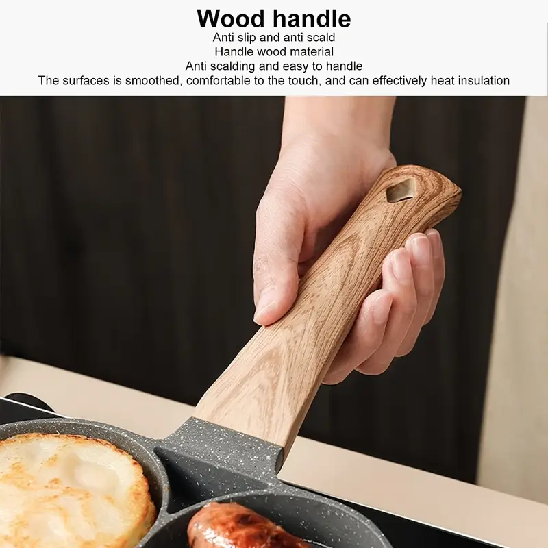 🍳 4-Hole Non-Stick Frying Pan