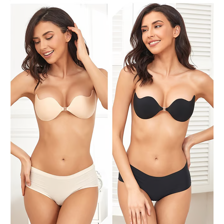 👙Adhesive Invisible Gathering Bras💃Buy one, get one free[2PCS】
