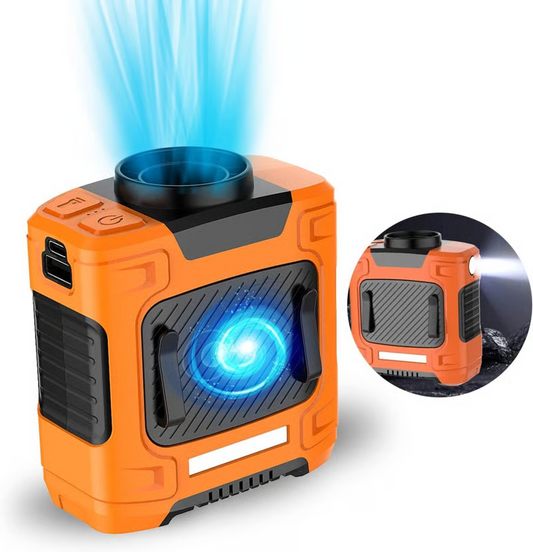 ❄️ Upgrade Rechargeable Waist Clip Fan 🌬️