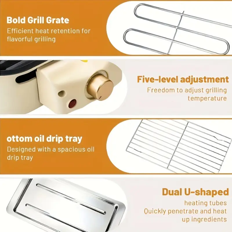 🔥 1500W Smokeless Electric Grill & Hot Pot Combo 🍲