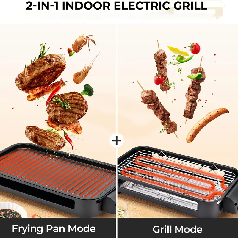 🔥 1500W Smokeless Electric Grill & Hot Pot Combo 🍲