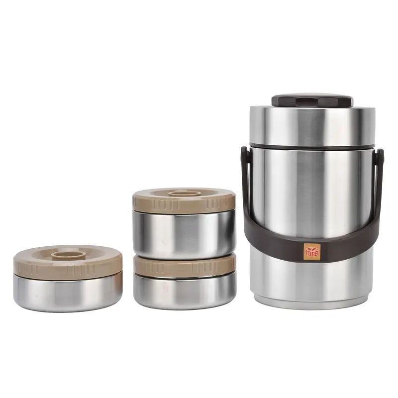 🍱 Layered Insulated Lunch Box – Keep Meals Fresh Anywhere! 🌡️