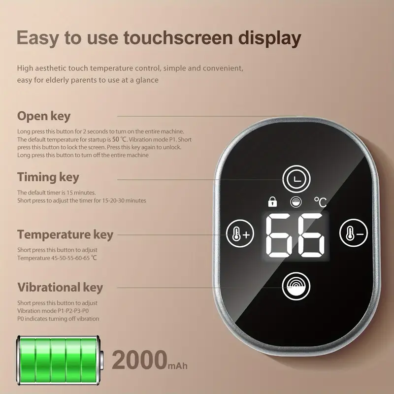 🦵 इलेक्ट्रिक हीटिङ मसाज घुँडा प्याड – तपाईंका घुँडाको हेरचाहमा स्मार्ट उपाय! 🔥