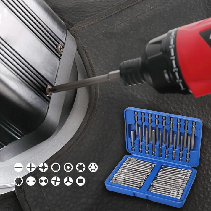 50 pieces of lengthened bits with different shapes