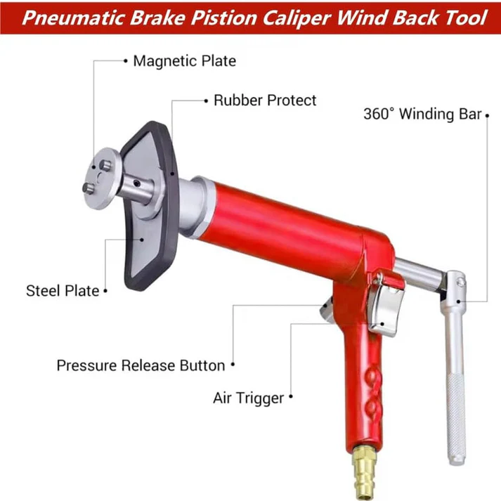 24pcs Pneumatic Brake Caliper Compression Tool