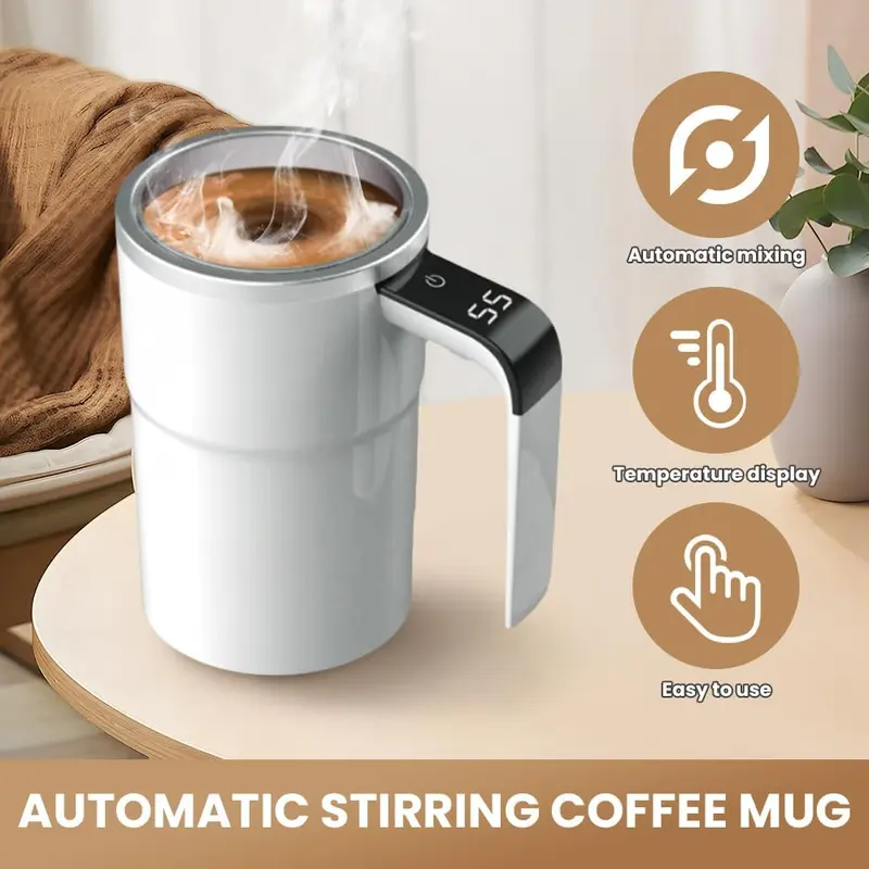 ☕✨ LCD तापक्रम देखाउने इलेक्ट्रिक कफी मग ✨☕
