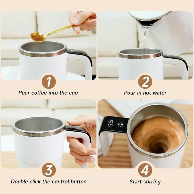 ☕✨ LCD तापक्रम देखाउने इलेक्ट्रिक कफी मग ✨☕
