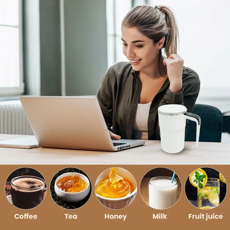 ☕✨ LCD तापक्रम देखाउने इलेक्ट्रिक कफी मग ✨☕