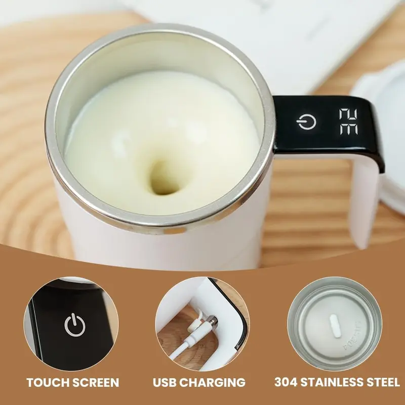 ☕✨ LCD तापक्रम देखाउने इलेक्ट्रिक कफी मग ✨☕