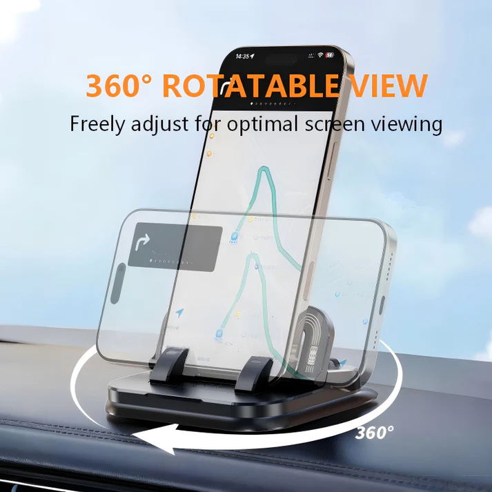 Car Dashboard Phone Holder with Parking Number