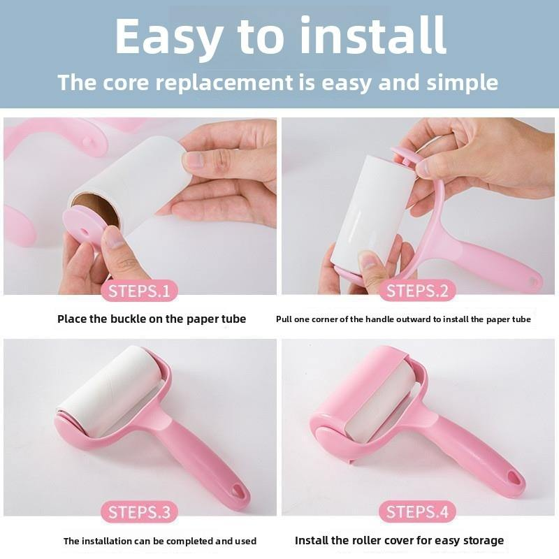 🧶🐾 चिप्लिने कागज लिण्ट रोलर – कपडा र घर सधैं सफा! 🐾🧶