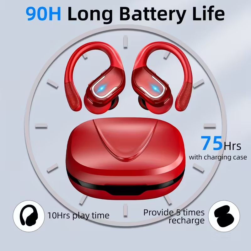 🎧🔥 Wireless Earbuds with Earhooks 🔥🎧