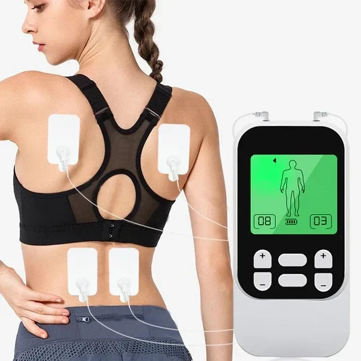 ⚡💪 पोर्टेबल Dual Channel TENS Muscle Stimulator