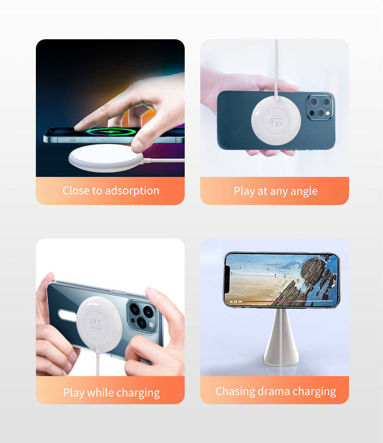 ⚡🧲 Magnetic Wireless Charger – Snap On & Charge with Ease! 📱