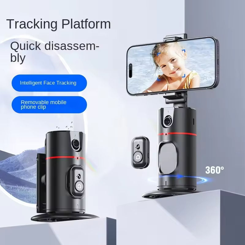 🤳🔥 AI स्मार्ट फेस ट्र्याकिङ गिम्बल – ३६०° घुम्ने सेल्फी स्टिक र ट्राइपड 📱✨