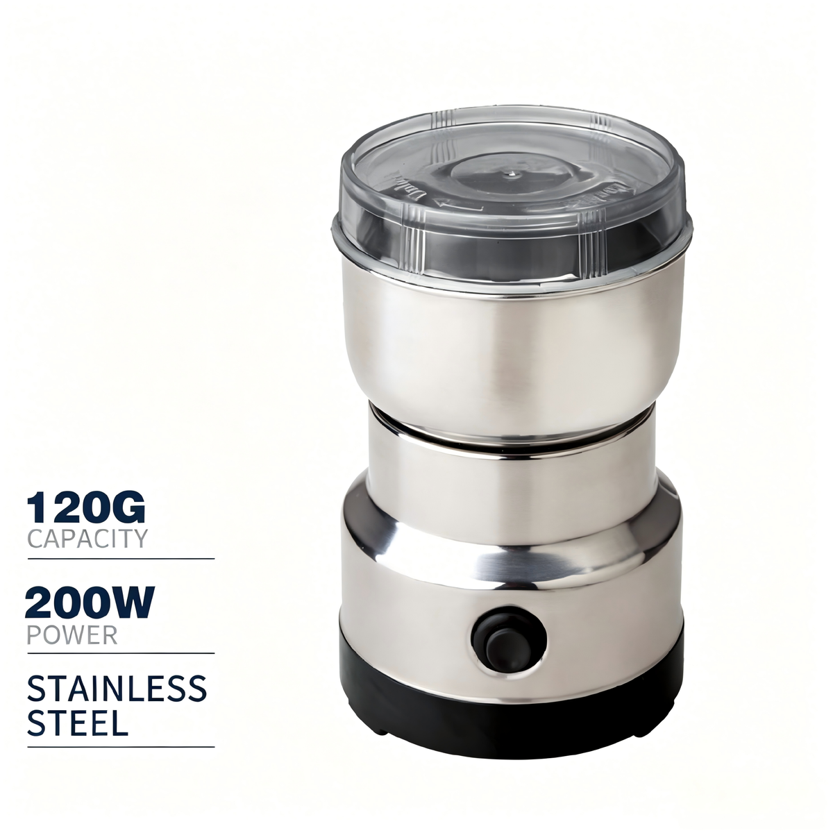 Household Electric Grinder Stainless Steel 4-blade Coffee Bean Grinder Spice Food Grinder