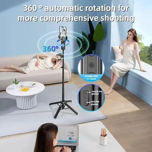 🤳✨ AOCHUAN Smart M3 Selfie Stick – AI Tracking & 360° Rotation! 📱🔥