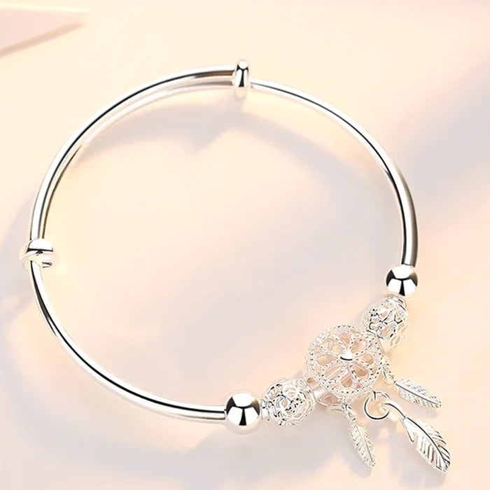 🌙 Dreamcatcher Bracelet - Silver (Gift Box) 🌙