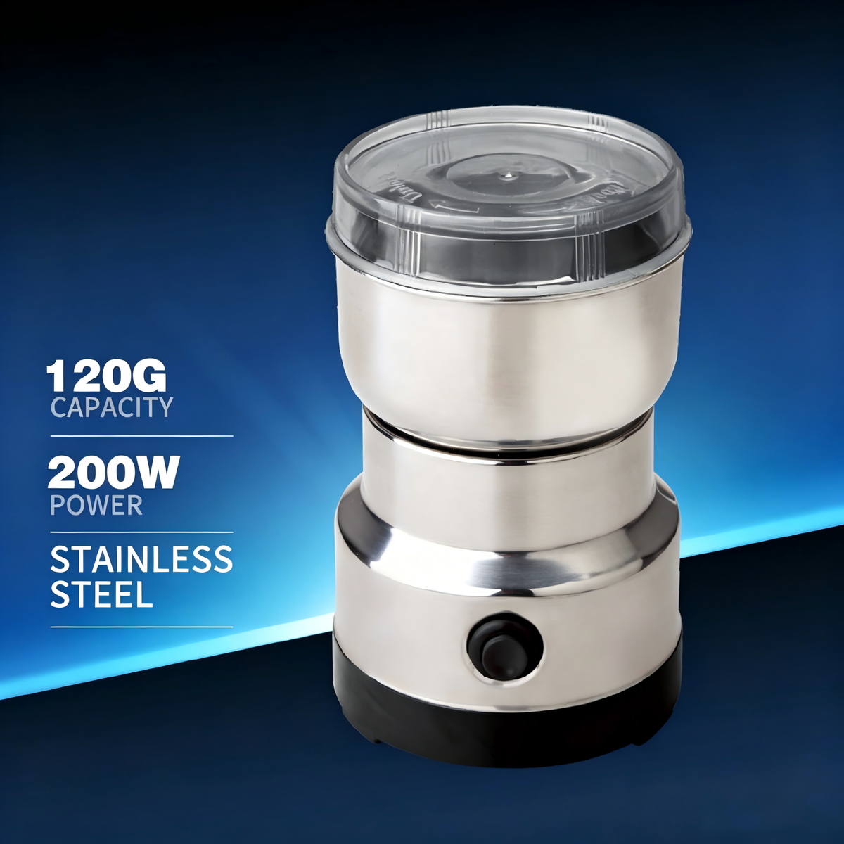 Household Electric Grinder Stainless Steel 4-blade Coffee Bean Grinder Spice Food Grinder