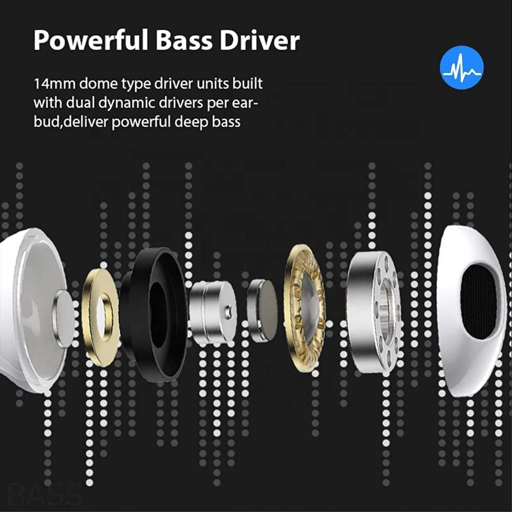 🎧🔥 Wireless Deep Bass Earbuds – Powerful Sound, Everyday Comfort! 🎶