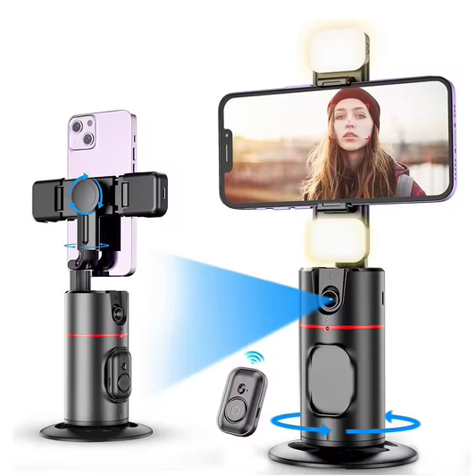 🤳🔥 AI स्मार्ट फेस ट्र्याकिङ गिम्बल – ३६०° घुम्ने सेल्फी स्टिक र ट्राइपड 📱✨