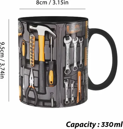 🏆🔧 Toolbox Mug – Creative Gift for Him!