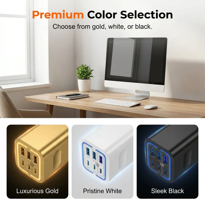 🎉 50W 6-Port USB C Wall Charger