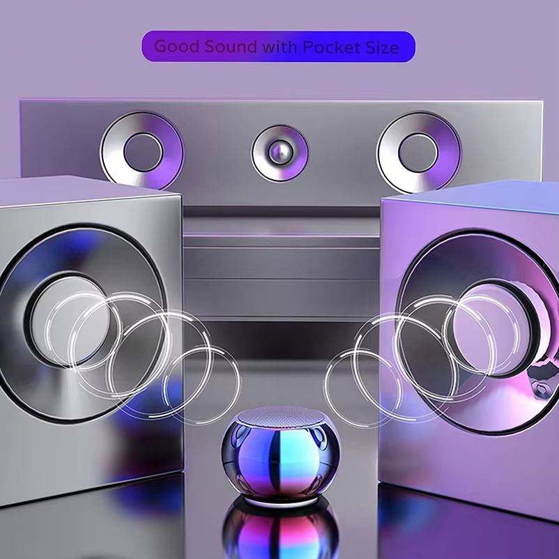 🔊🔥 Mini Portable Bluetooth Speaker – Big Sound, Small Size! 🎶