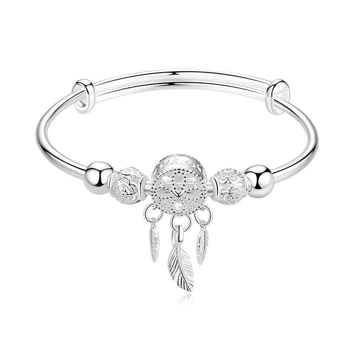 🌙 Dreamcatcher Bracelet - Silver (Gift Box) 🌙