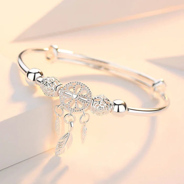 🌙 Dreamcatcher Bracelet - Silver (Gift Box) 🌙